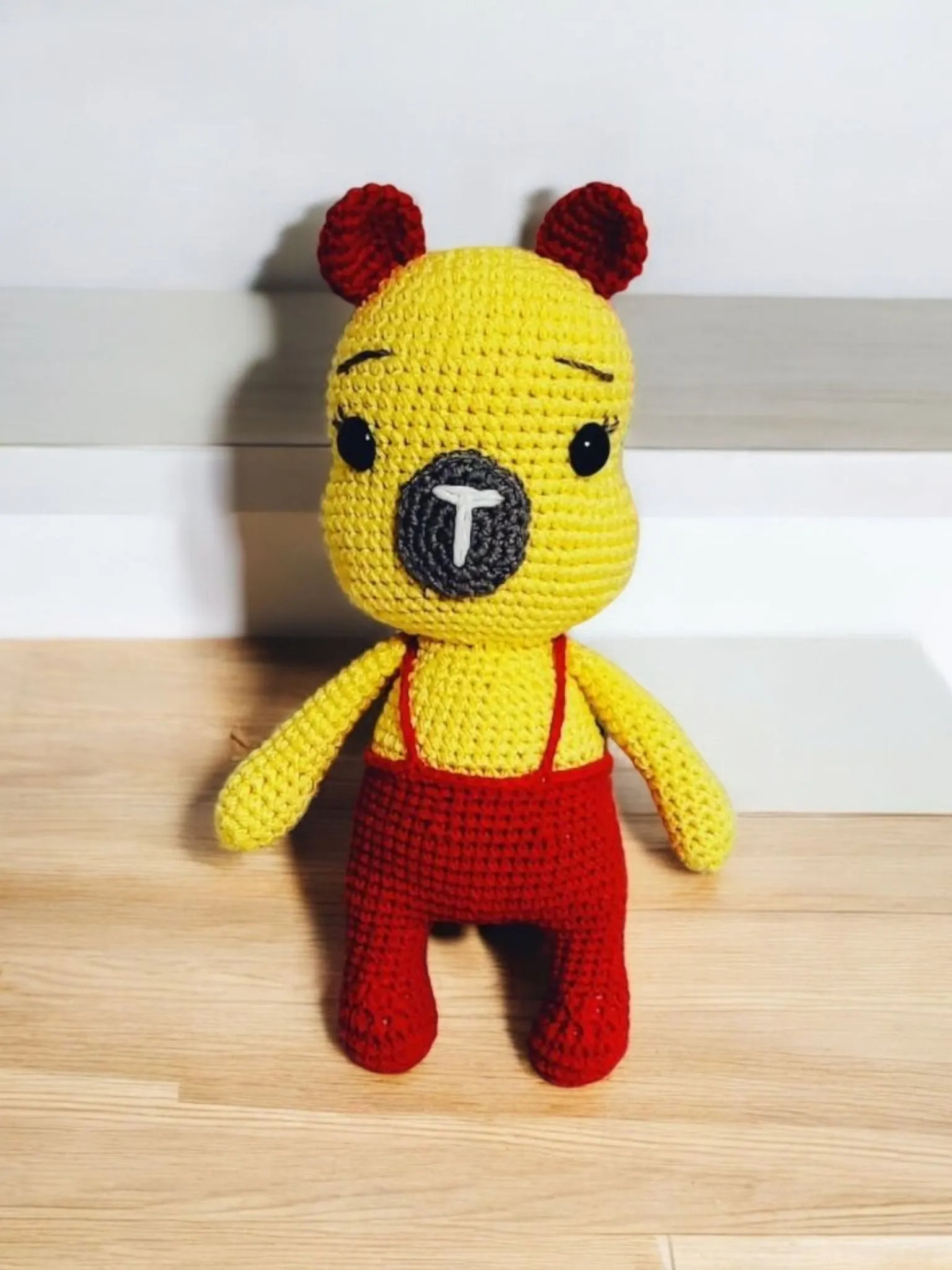 Taraftar Galatasaraylı Amigurumi Ayıcık