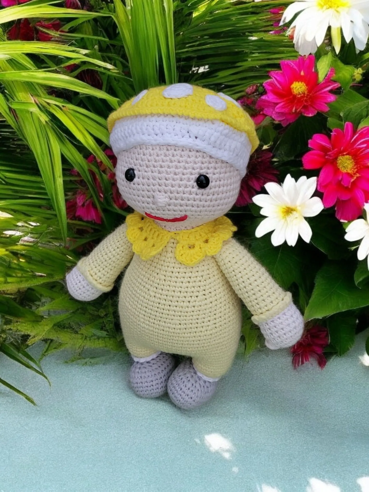 Amigurumi Mantar Bebek – El Yapımı, Sevimli ve Güvenli Oyuncak