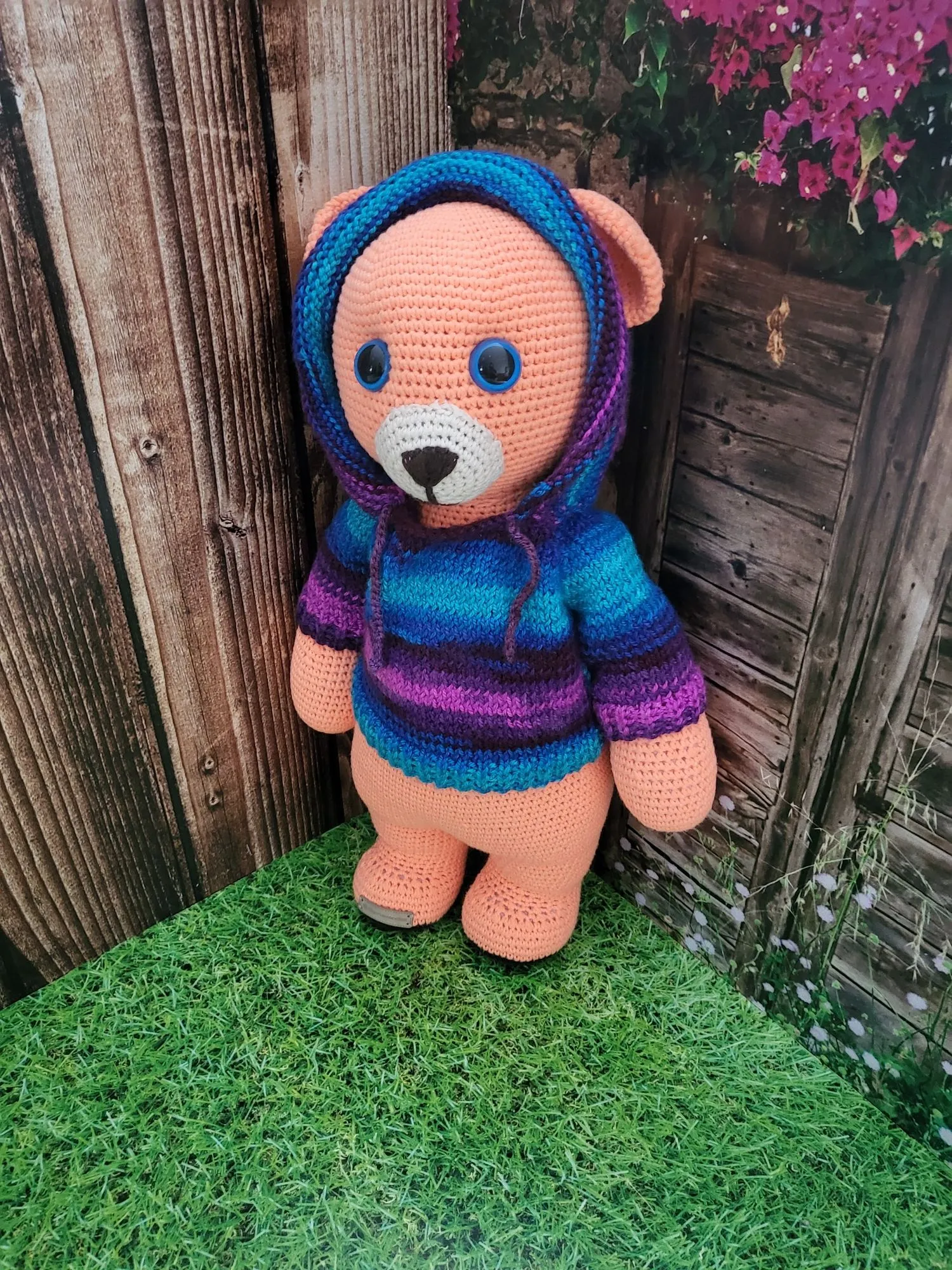 Kocaman Kazaklı Amigurumi Ayı