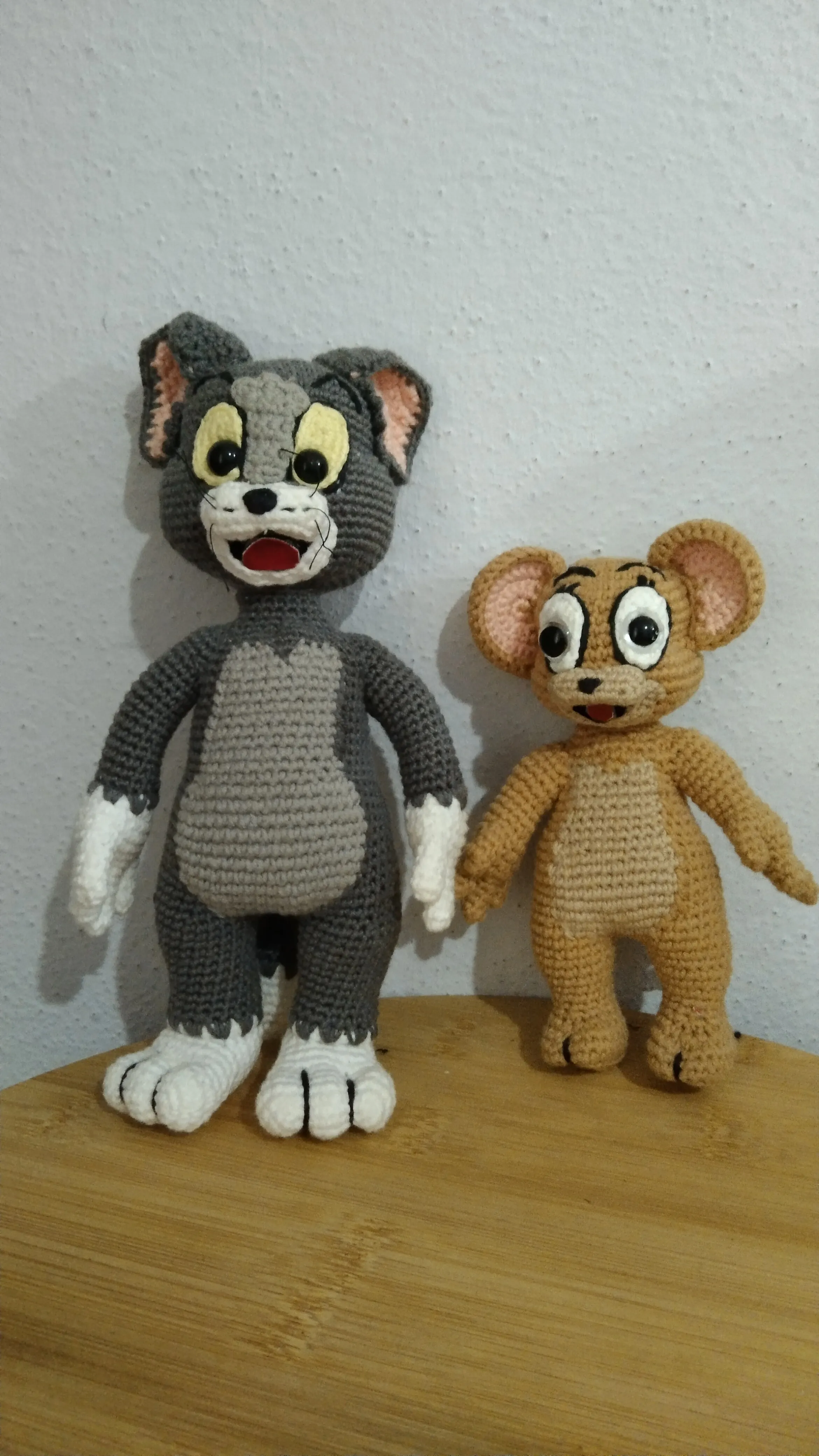 El Yapımı Amigurumi Tom ve Jerry Seti