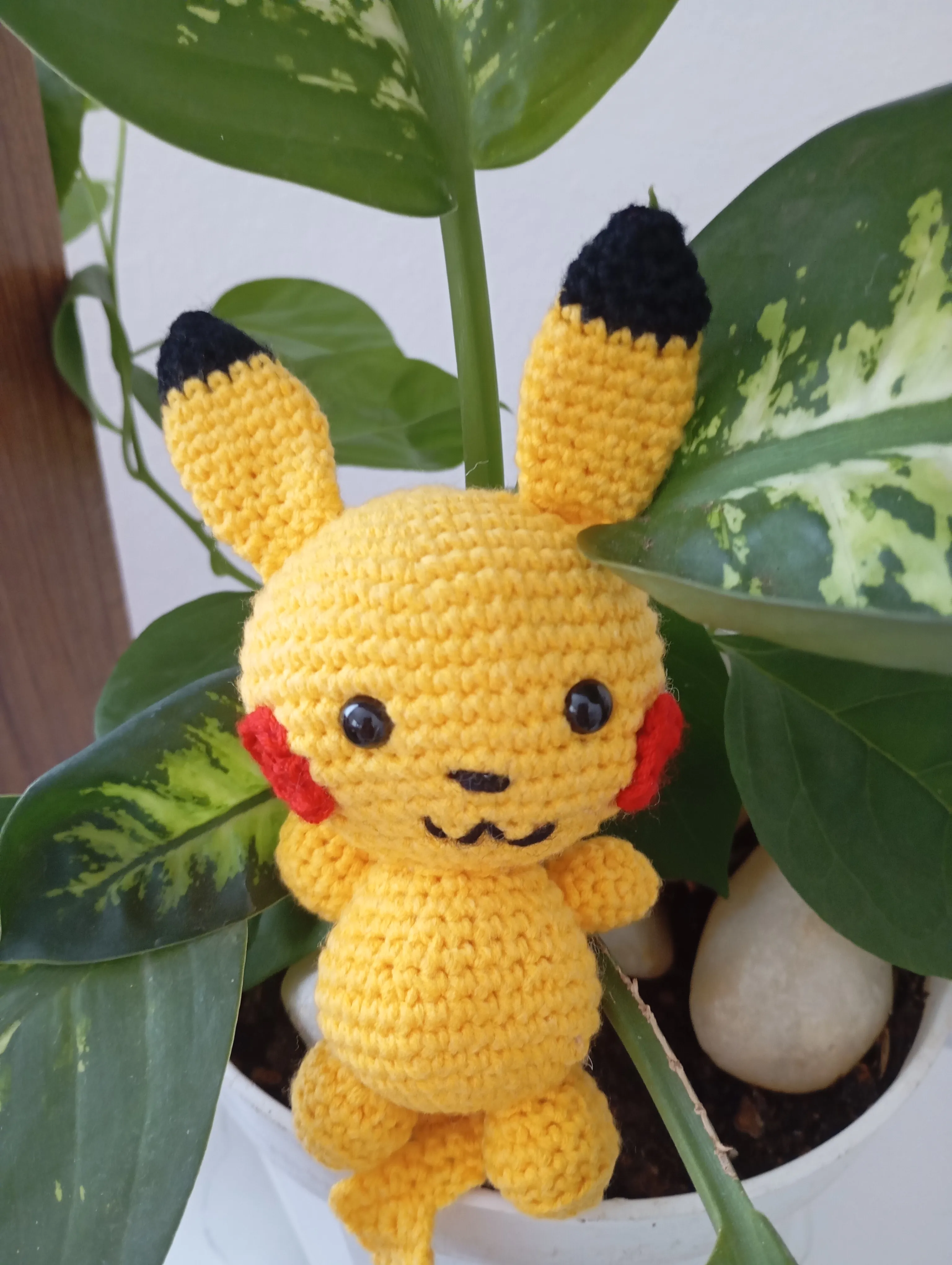 El Örgüsü Minik Pikachu Anahtarlık