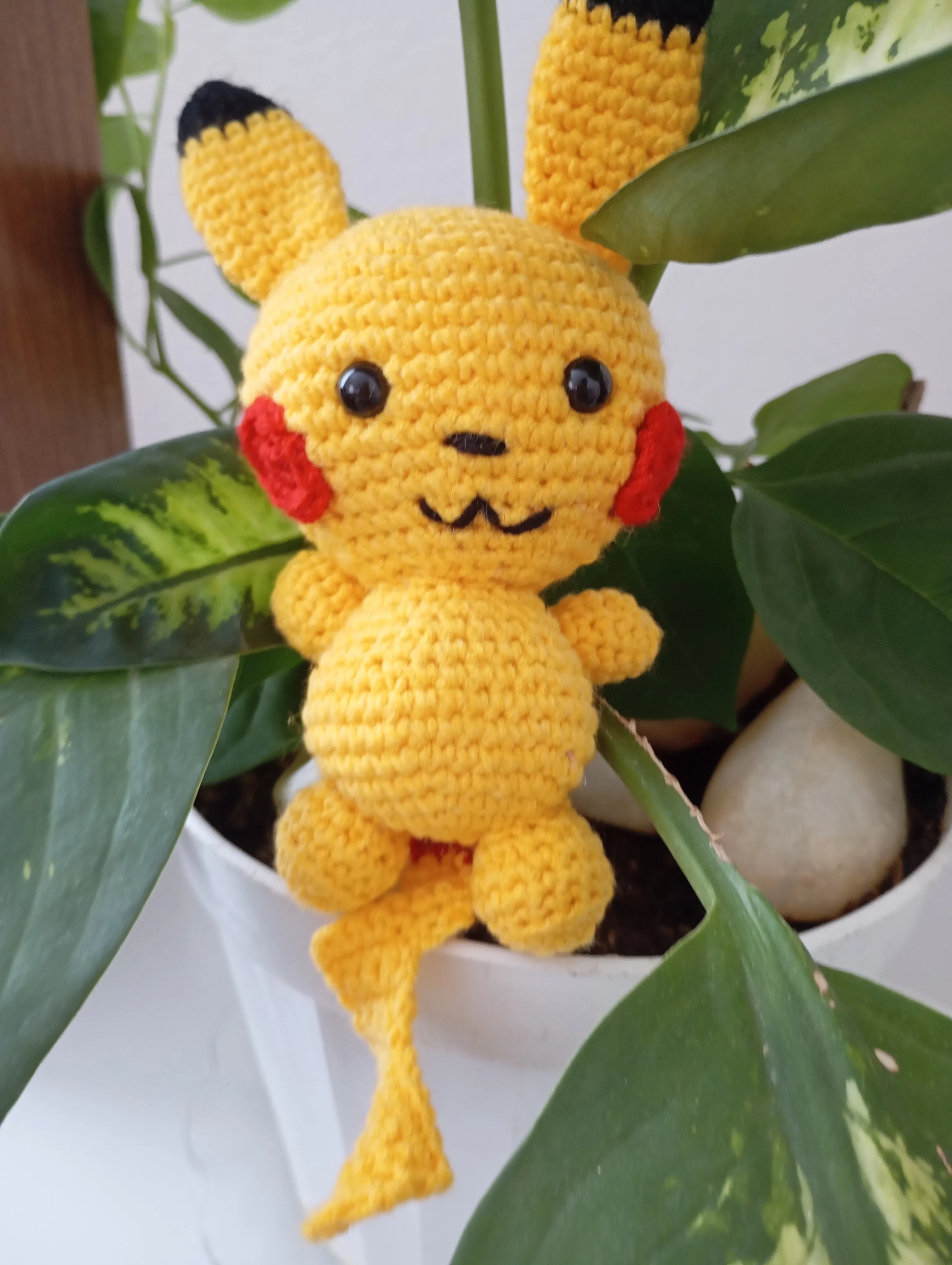 El Örgüsü Minik Pikachu Anahtarlık