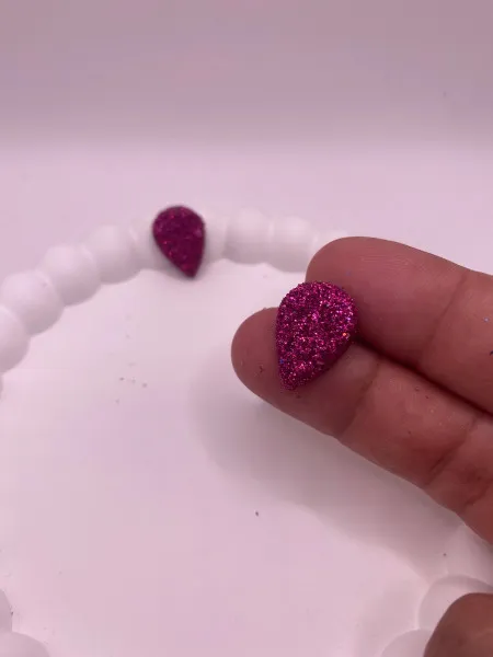 Simli Pembe Küpeler