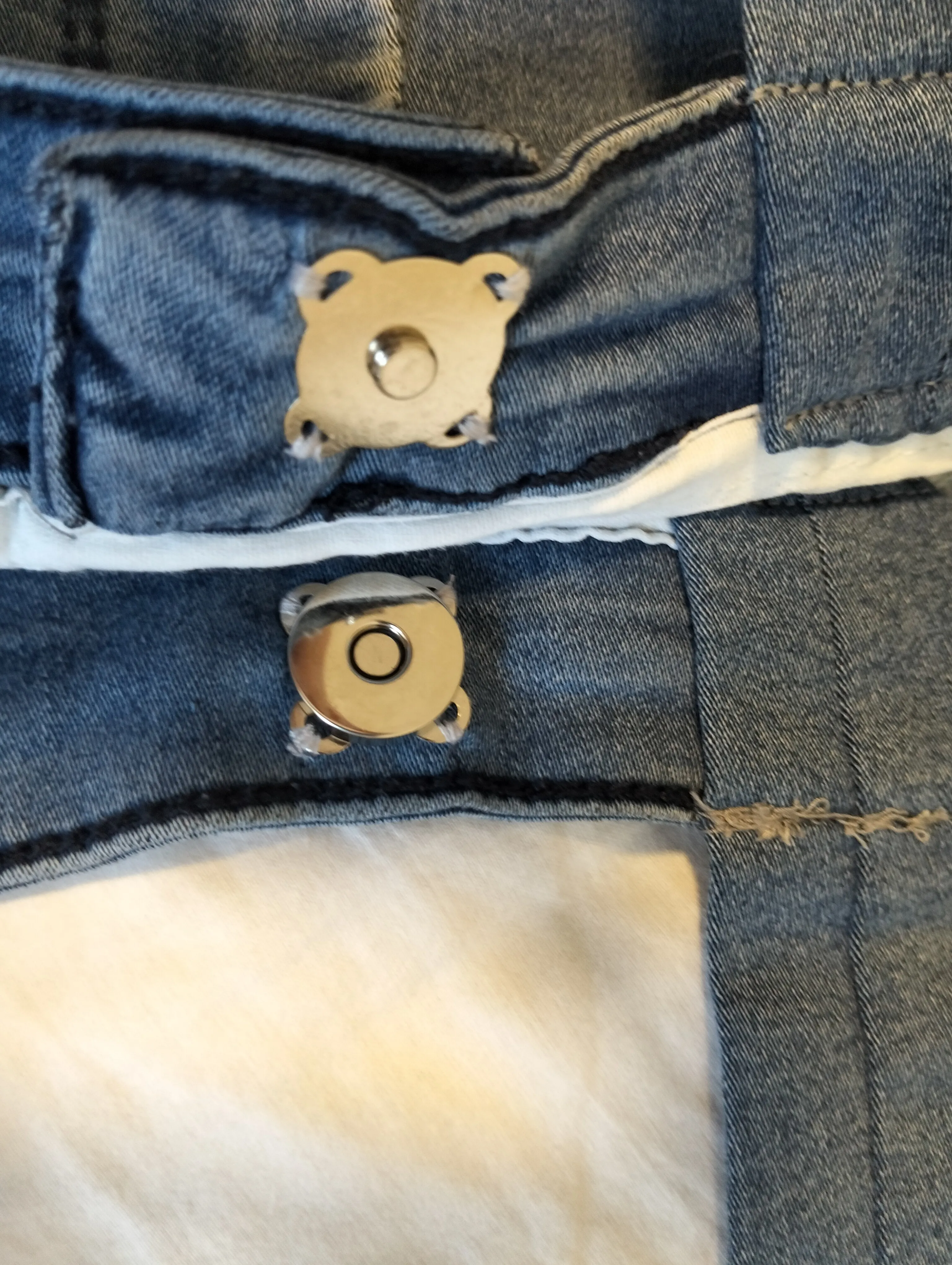 Denim Fabric Shoulder Bag
