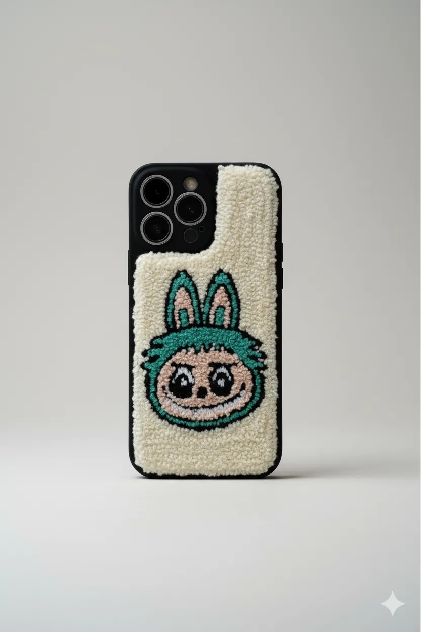 iPhone 15 pro Uyumlu Labubu Punch Telefon Kılıfı