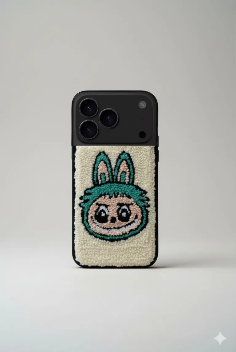 iPhone 17 Pro Uyumlu Labubu Punch Telefon Kılıfı