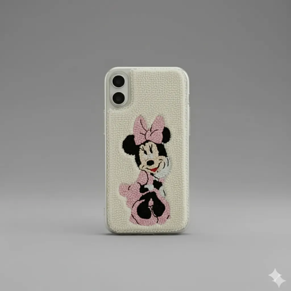 iPhone 16 Plus Uyumlu Minnie Mouse Karakterli Punch Telefon Kılıfı