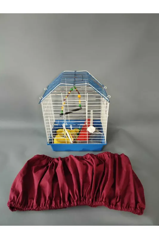 Stylish and Protective Red Cage Cover for Bird Cages