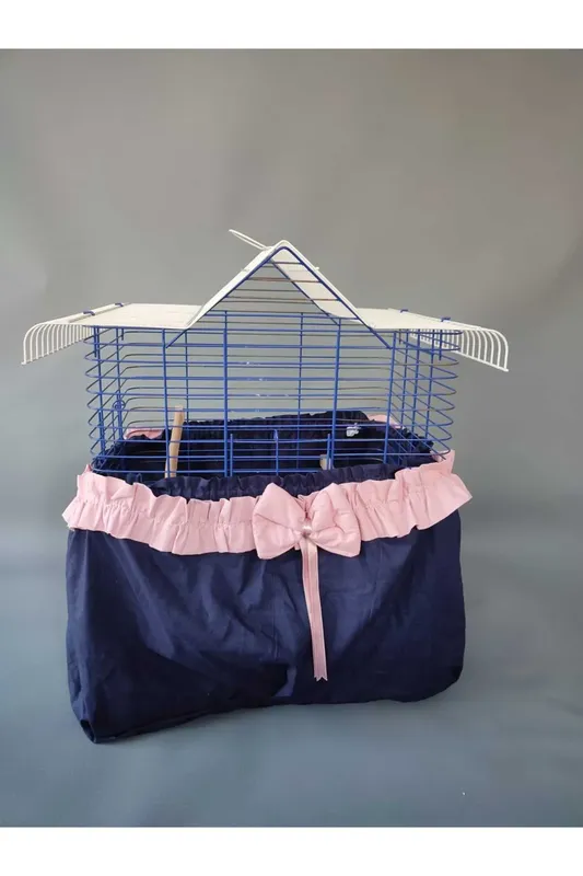 ALTI KAPALI ÜSTÜ LASTİKLİ KUŞ KAFES ÖRTÜSÜ