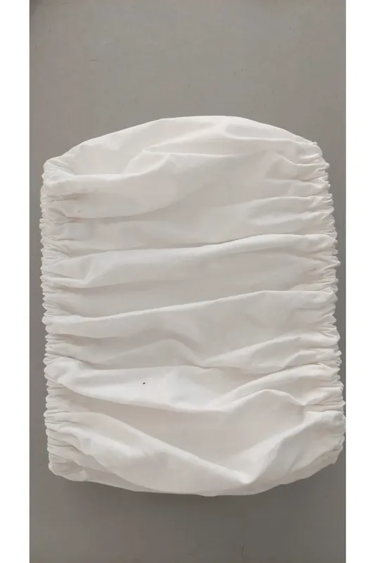 Sade Beyaz renk Kuş Kafesi Örtüsü