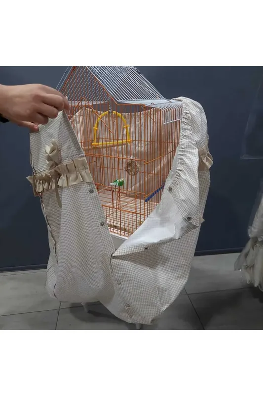 Simple Bow Tie Patterned Bird Cage Cover