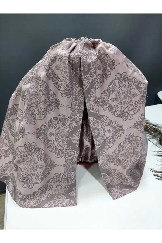 Opel Silk Fabric Kpai Patterned Bird Cage Cover