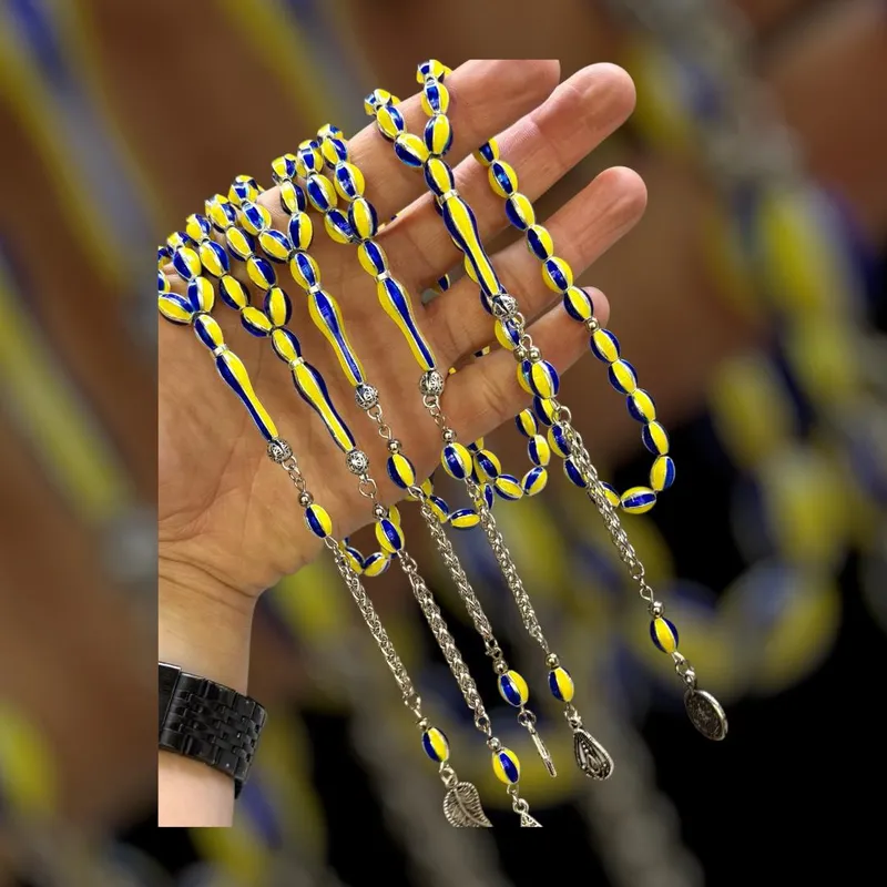 Brass Plated Special Fan Handmade Prayer Beads
