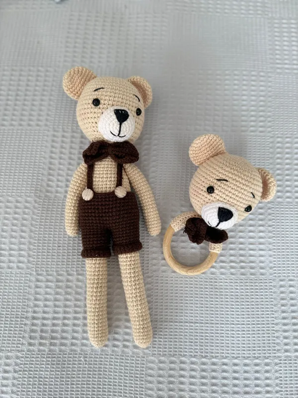 Teddy Bear Baby Amigurumi Cute and Warm Handmade Gift
