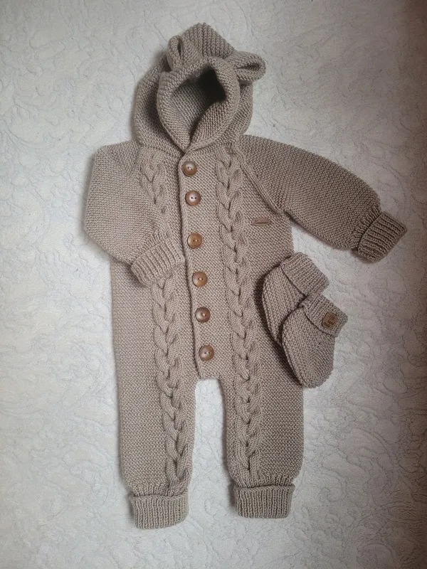 İster Hediye İster Kendi Bebeğine Kapşonlu Bebek Astronot Tulumu