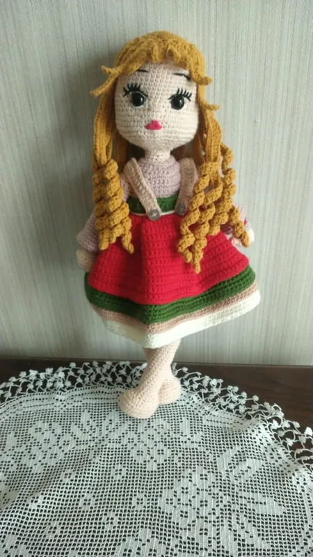 Handmade Mira Doll with Special Hair Design