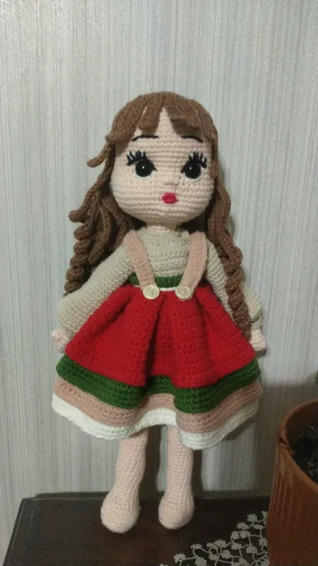 Handmade Mira Doll with Special Hair Design