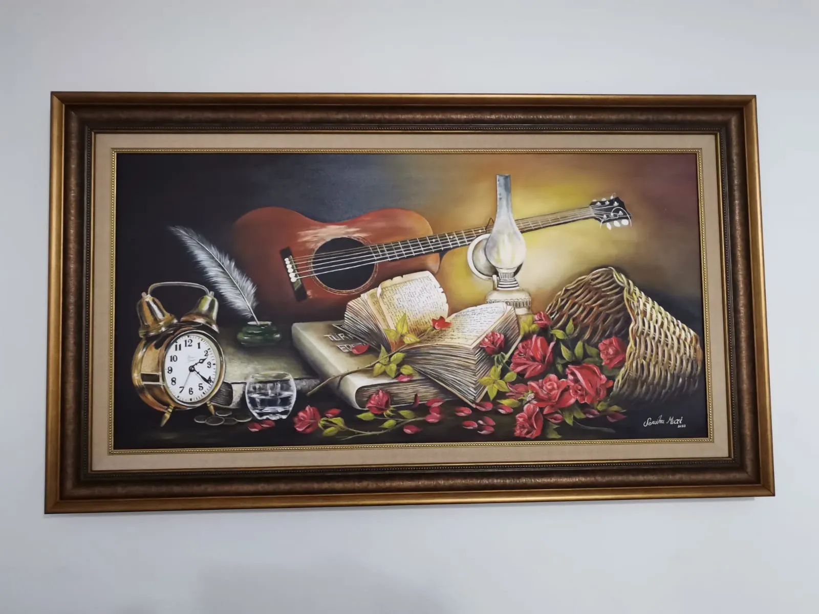 Nostalgic Moments Themed Oil Painting