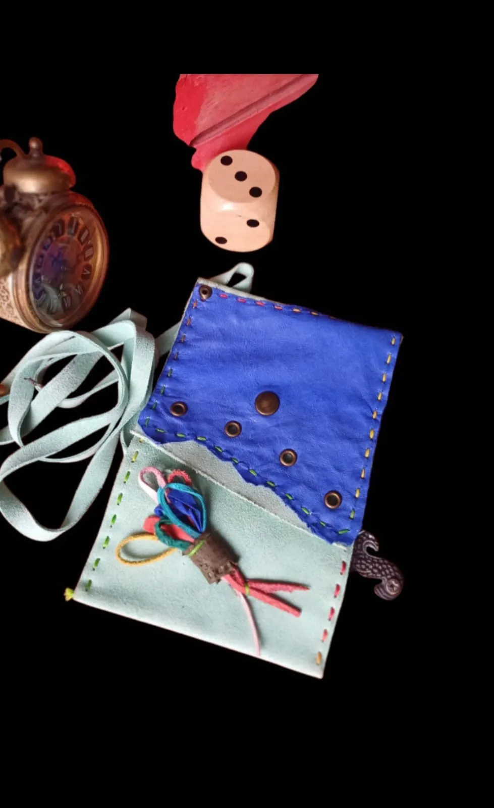 Handmade Colorful Leather Phone Bag – Original Design & All Leather