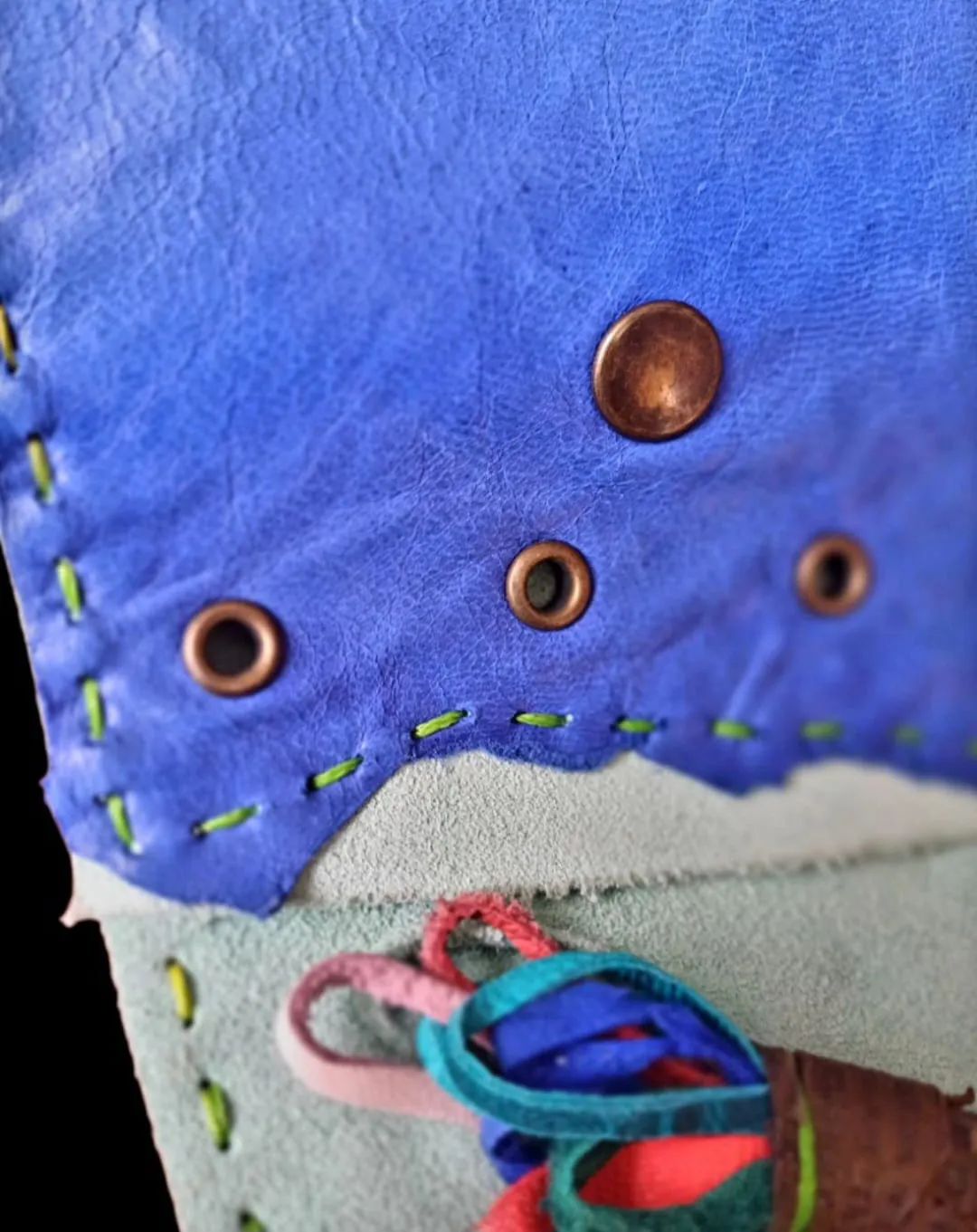 Handmade Colorful Leather Phone Bag – Original Design & All Leather