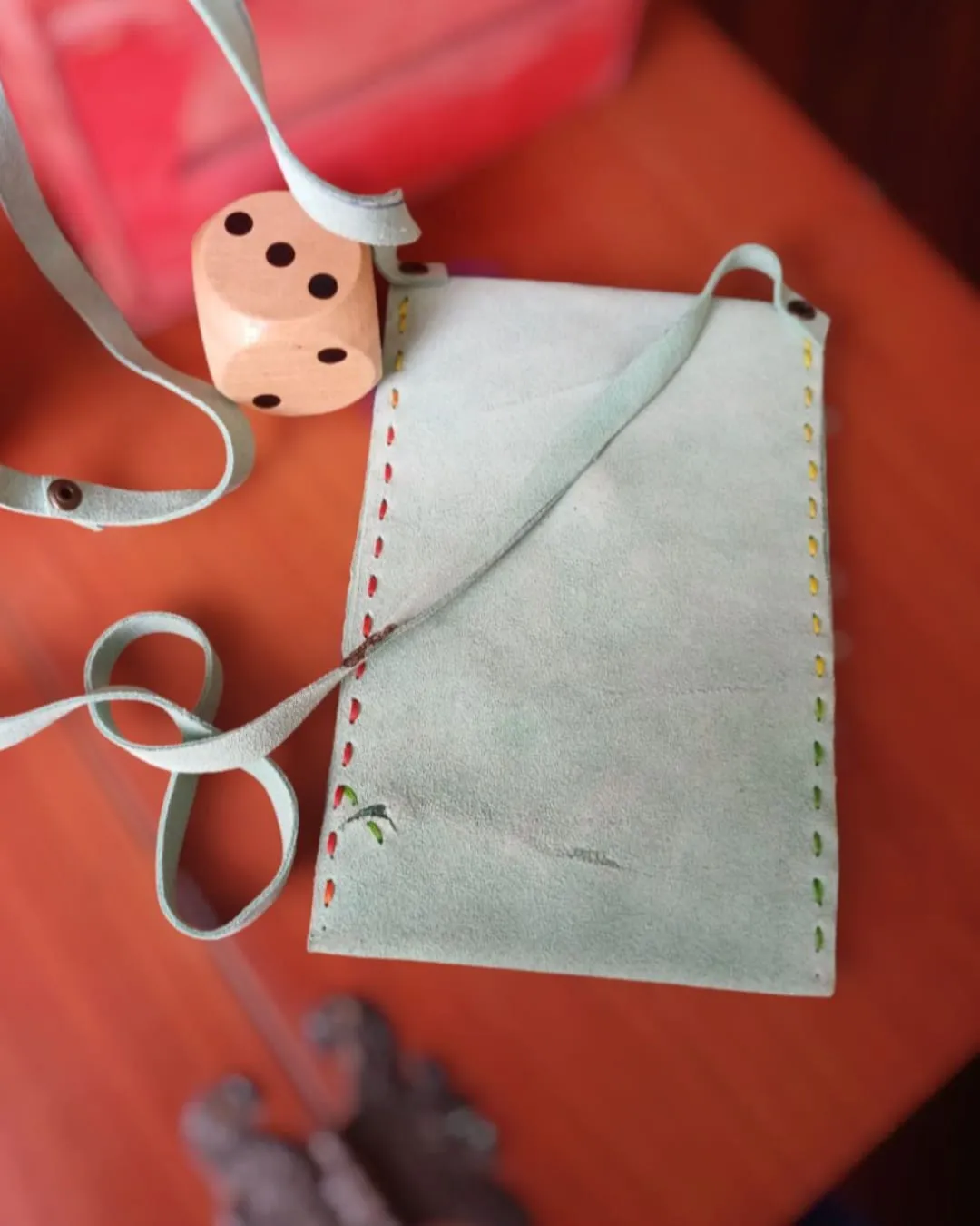 Handmade Colorful Leather Phone Bag – Original Design & All Leather
