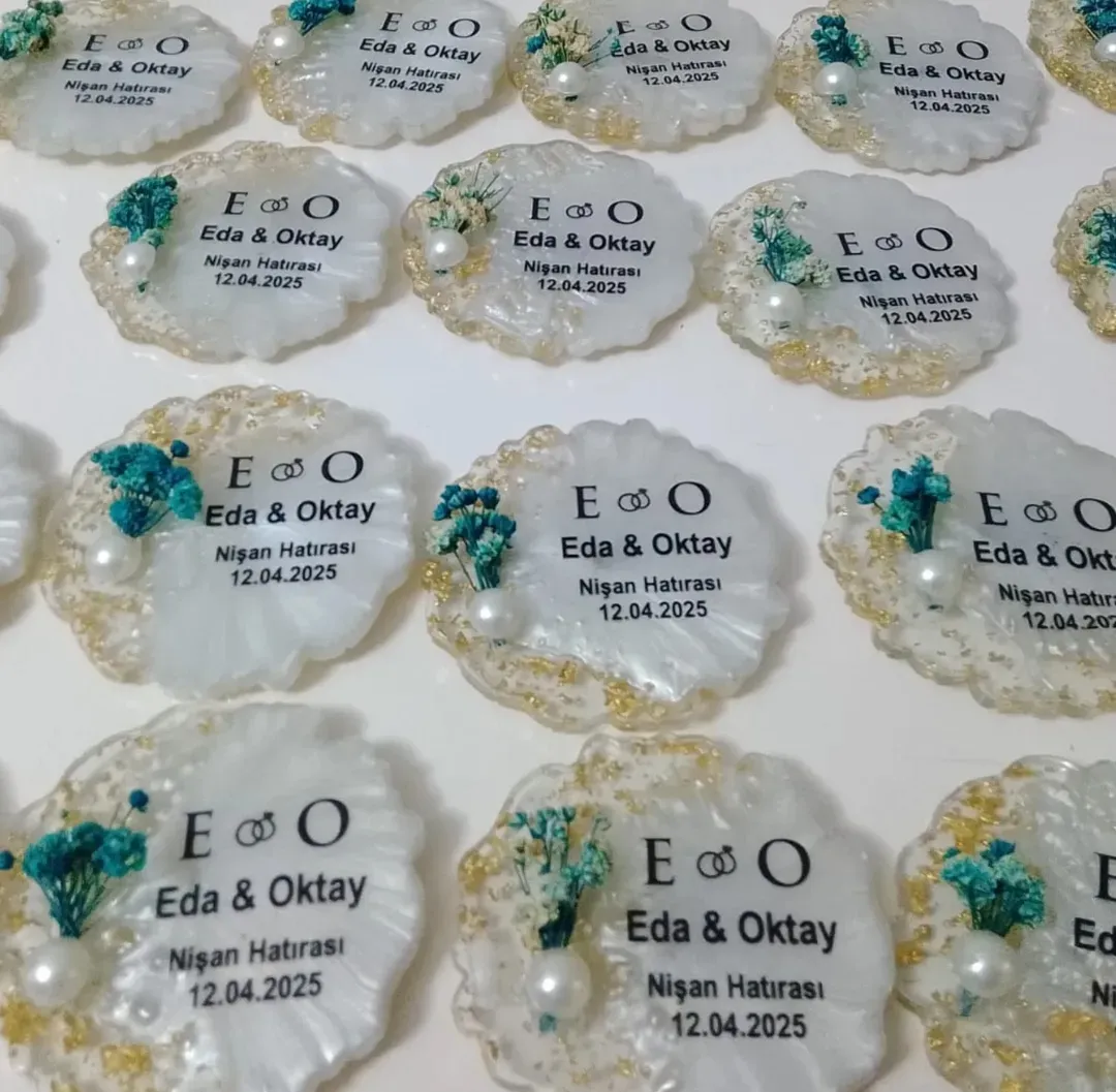 Engagement henna gift magnet 30 pieces