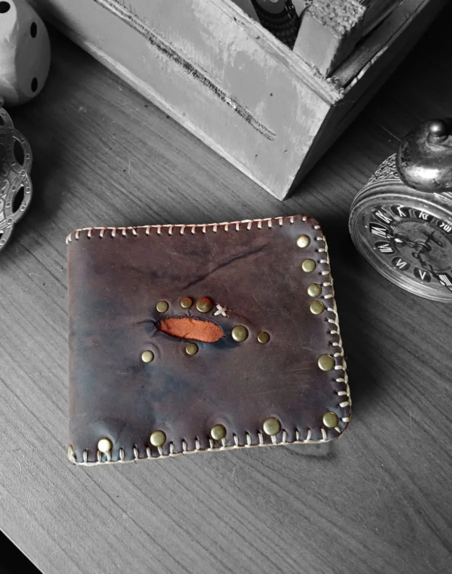 Handmade Special Design All Leather Wallet