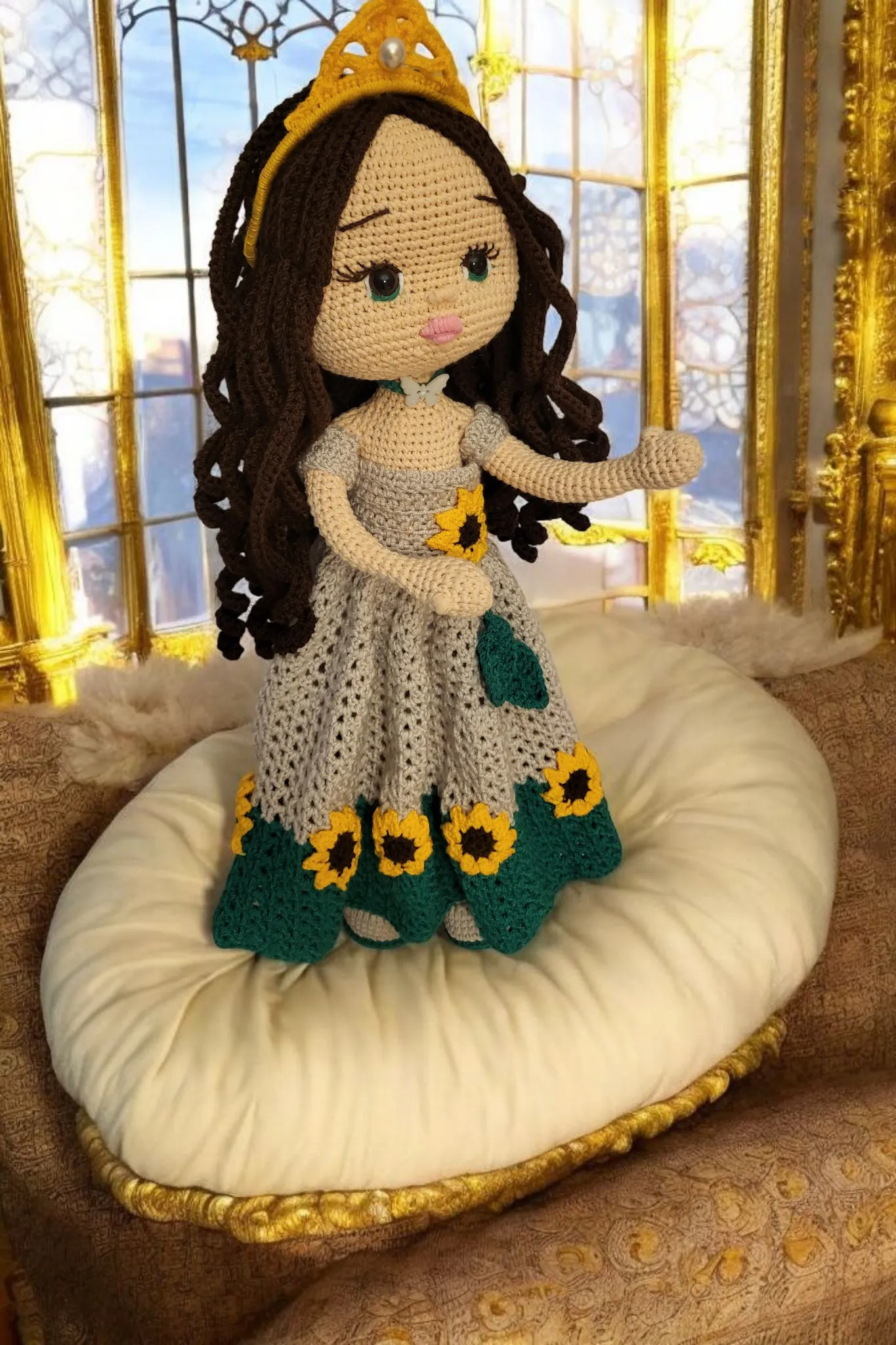 Amigurumi Baby Girl Princess Baby