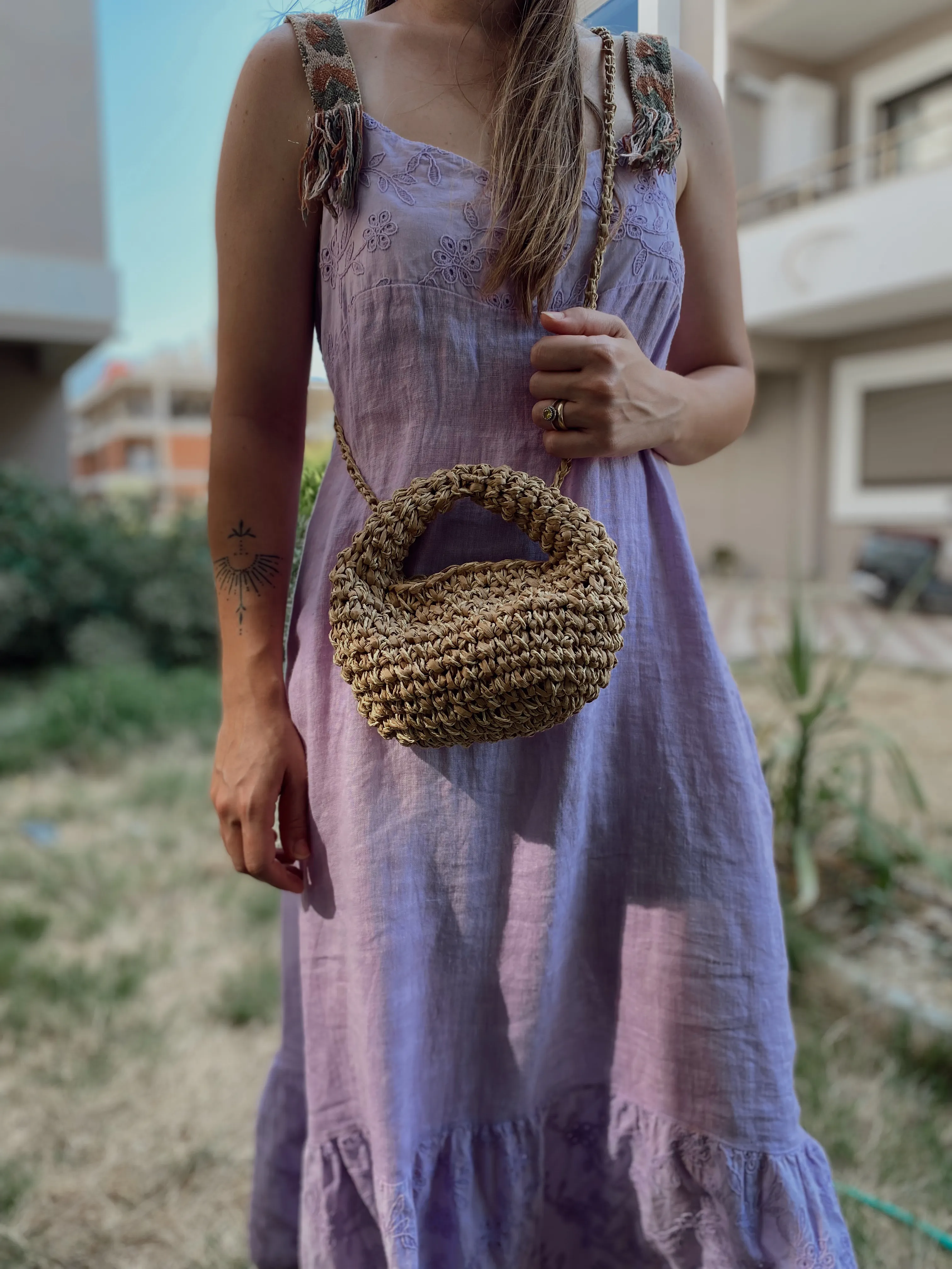 Mini Size Handmade Micro Bag Straw Bag