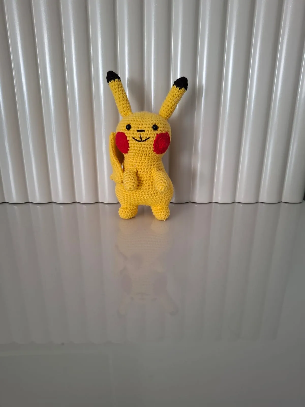 El Yapımı Pikachu Anahtarlık – Örgü Figür – Sevimli Hediye