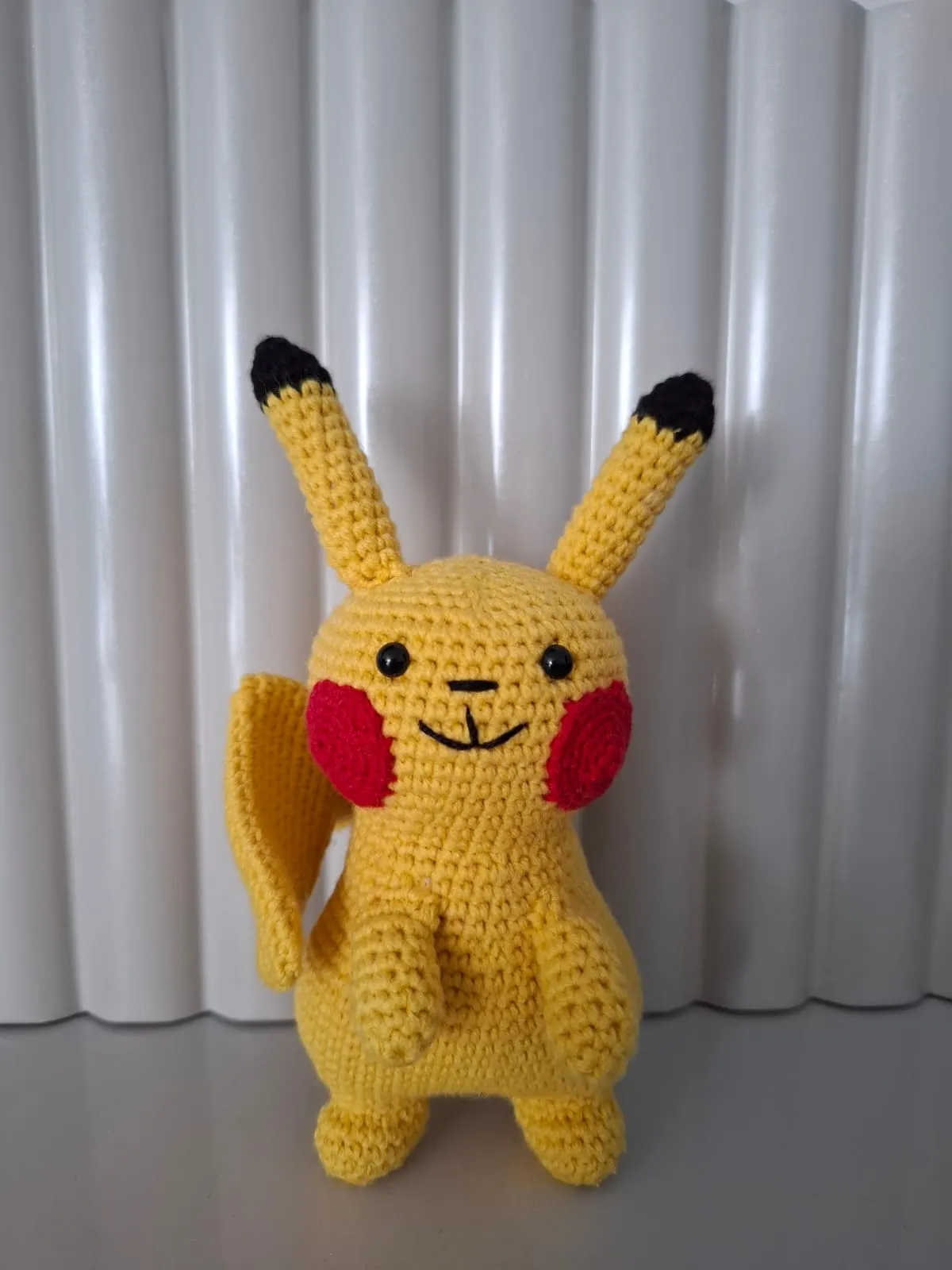 El Yapımı Pikachu Anahtarlık – Örgü Figür – Sevimli Hediye