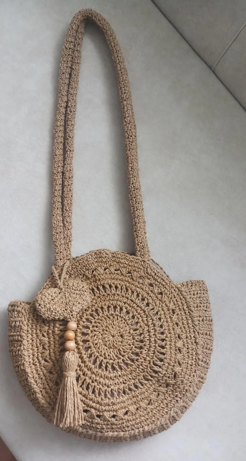Round Model Paper String Bag