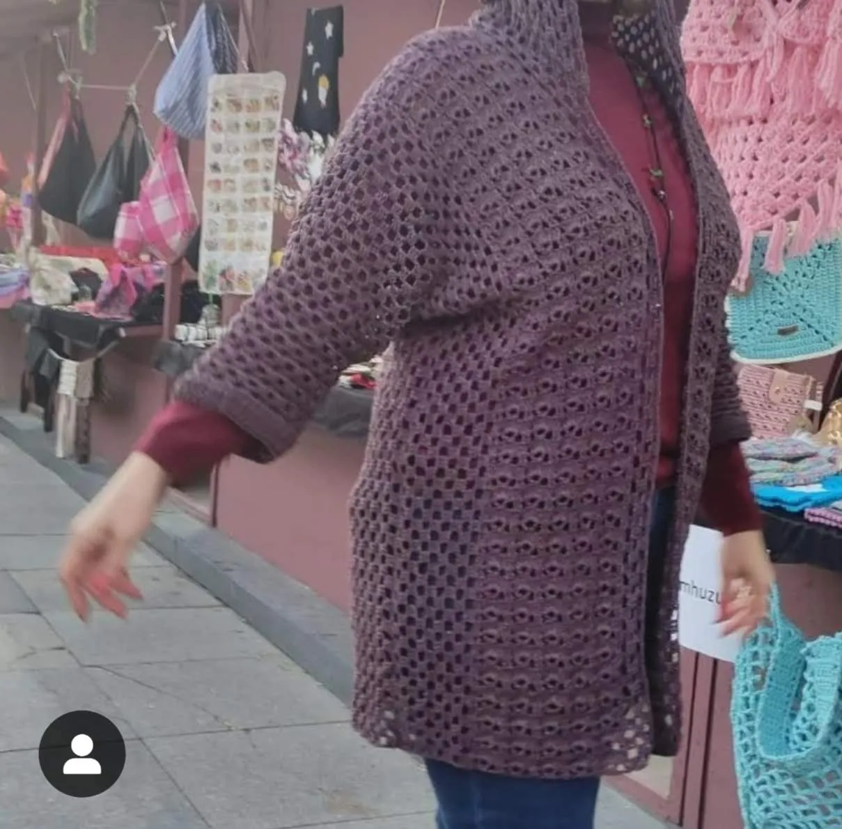 El Örgüsü Mor Hırka
