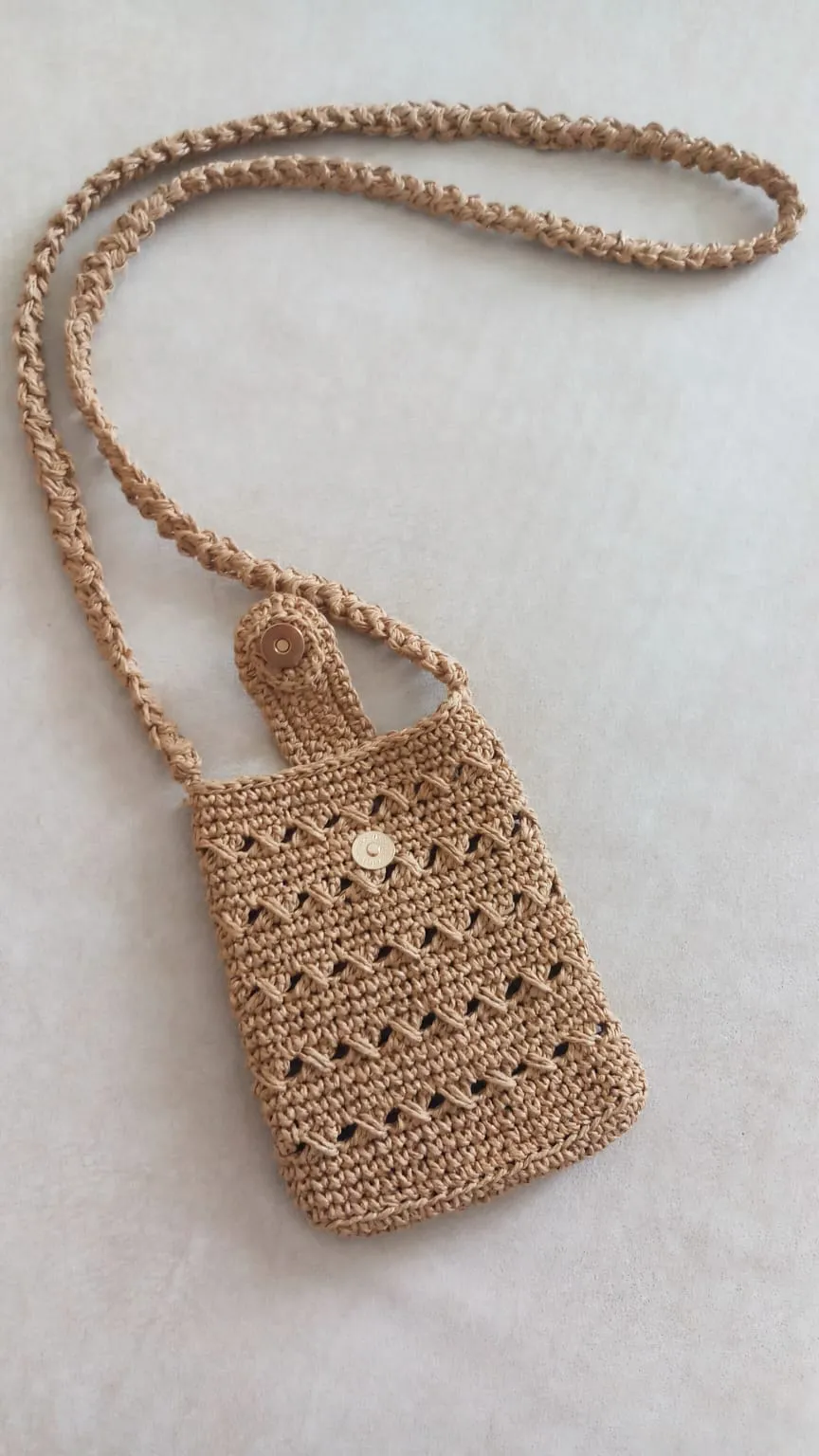 Paper Rope Phone Bag
