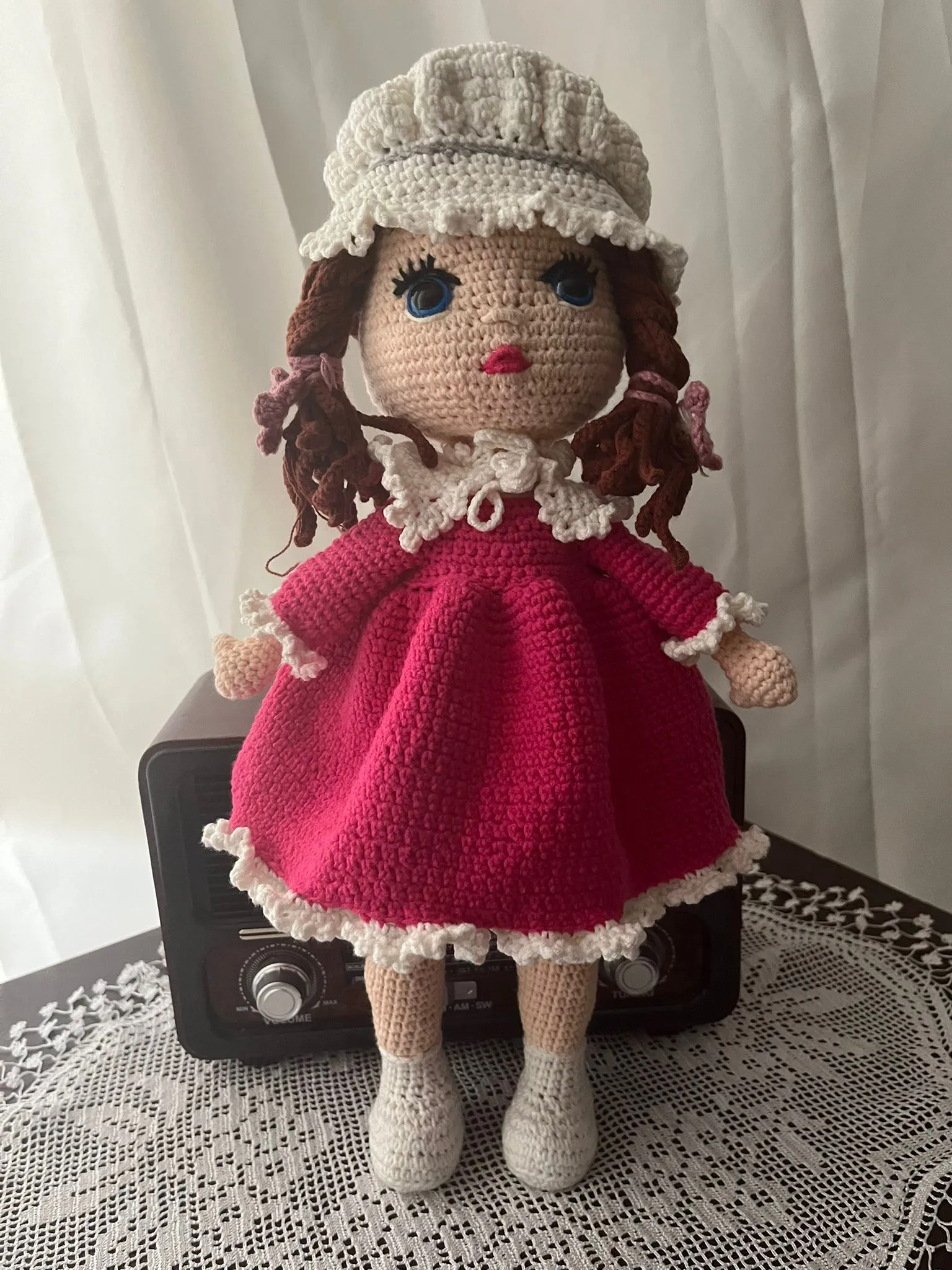  Amigurumi Bebek – 35 cm El Örgüsü Yıkanabilir Bebek