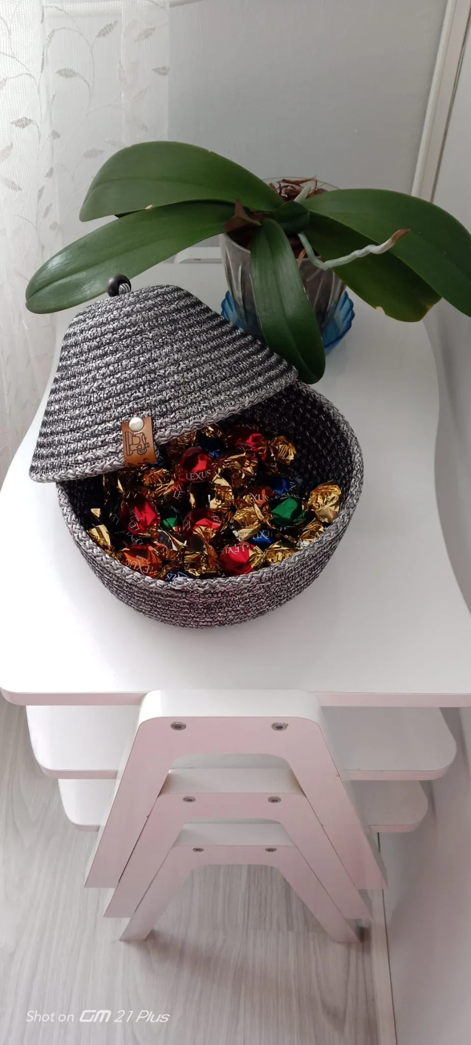 Multi-Purpose Hand-Knitted Wicker Tableware Set