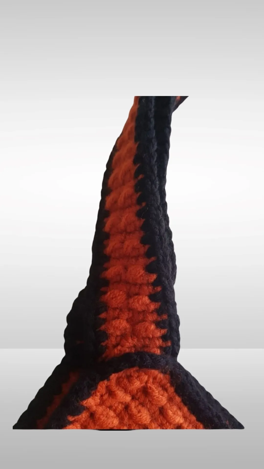 Original Hand Knitted Bag in Orange