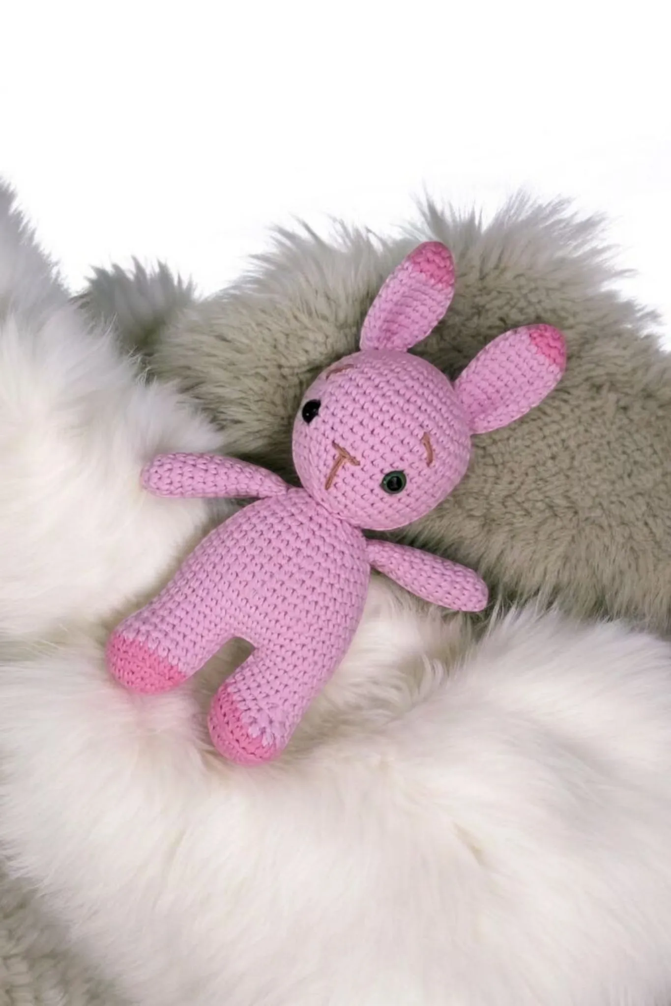 Amigurumi pembe tavşan