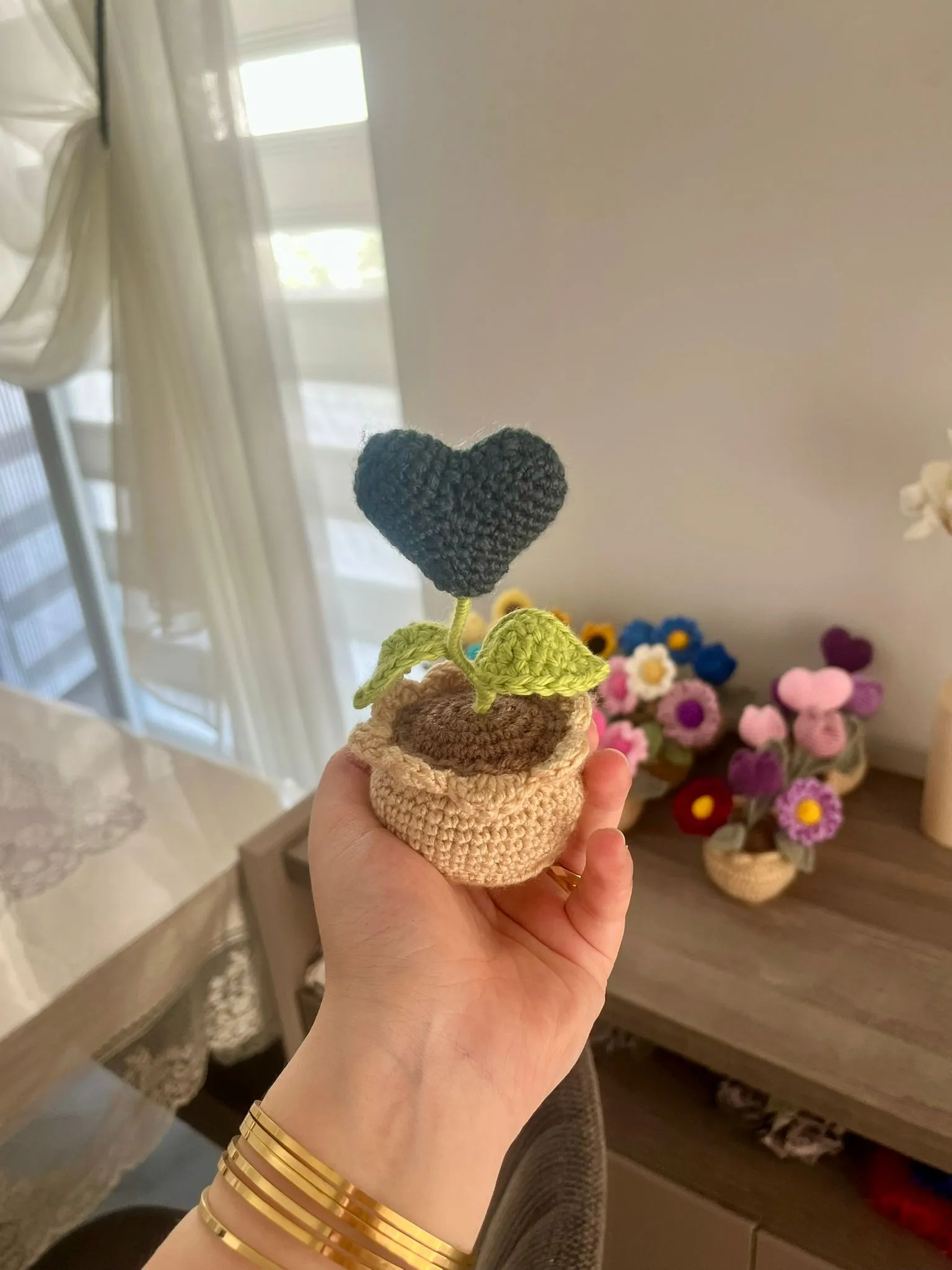 Green Heart Flowerpot