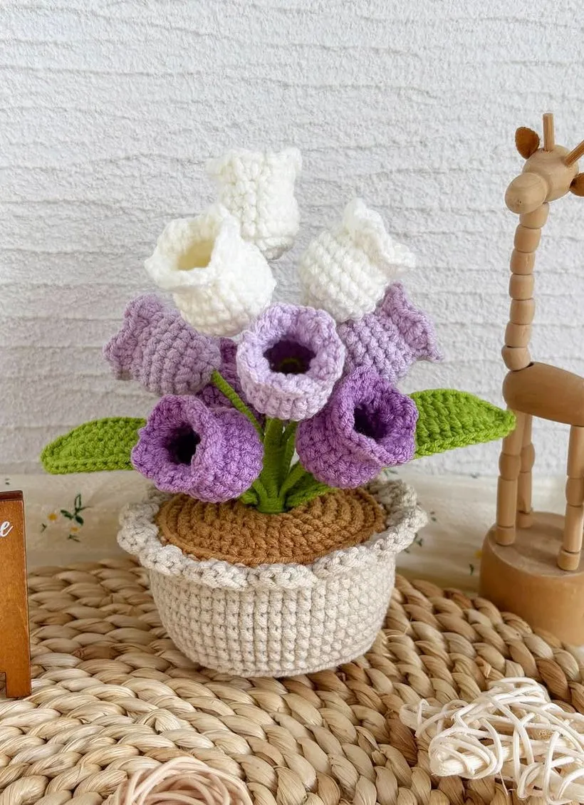 Purple Lily Pot
