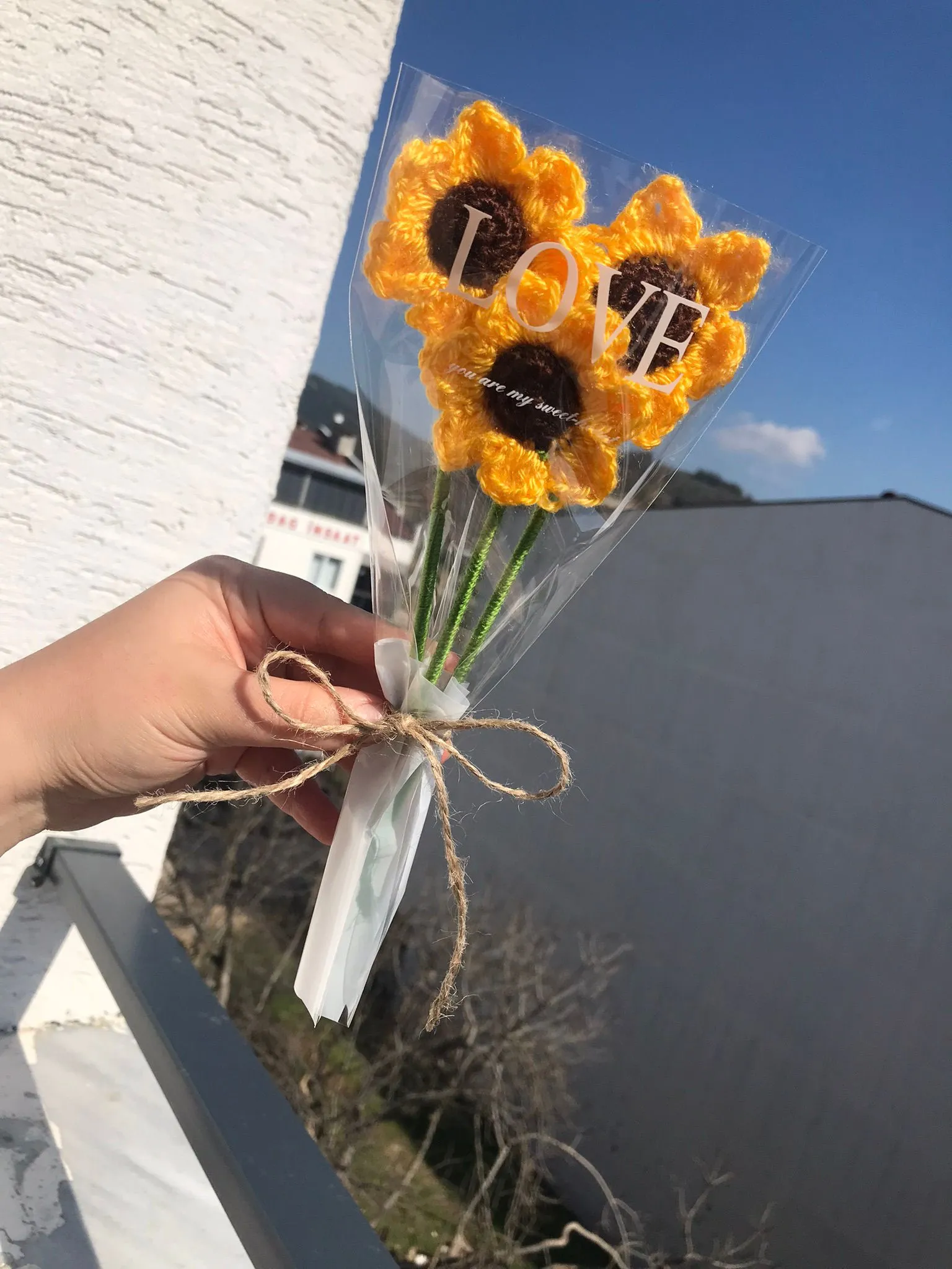 3'lü Ayçiçek Buket