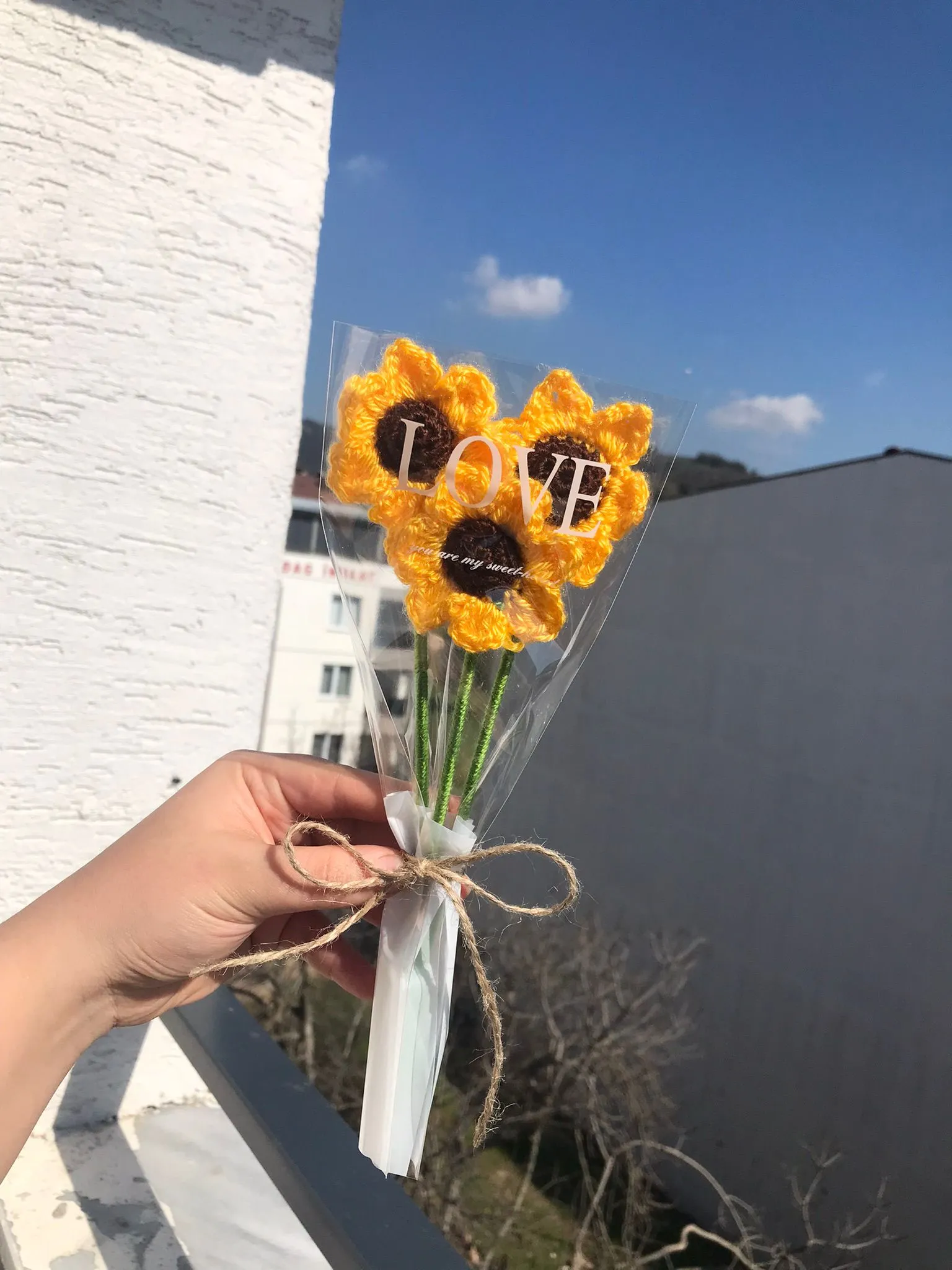 3'lü Ayçiçek Buket