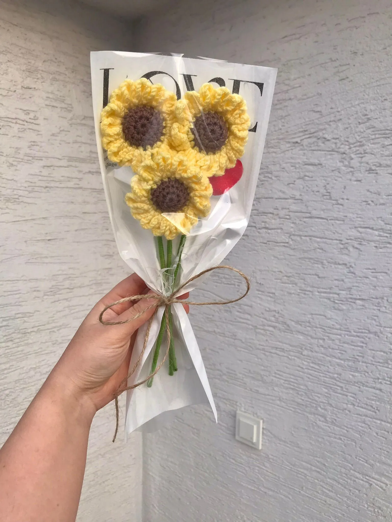 Sarı 3'lü Papatya Buketi