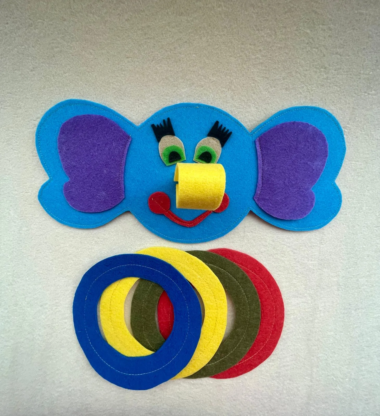 Elephant Design Ring Toss Game