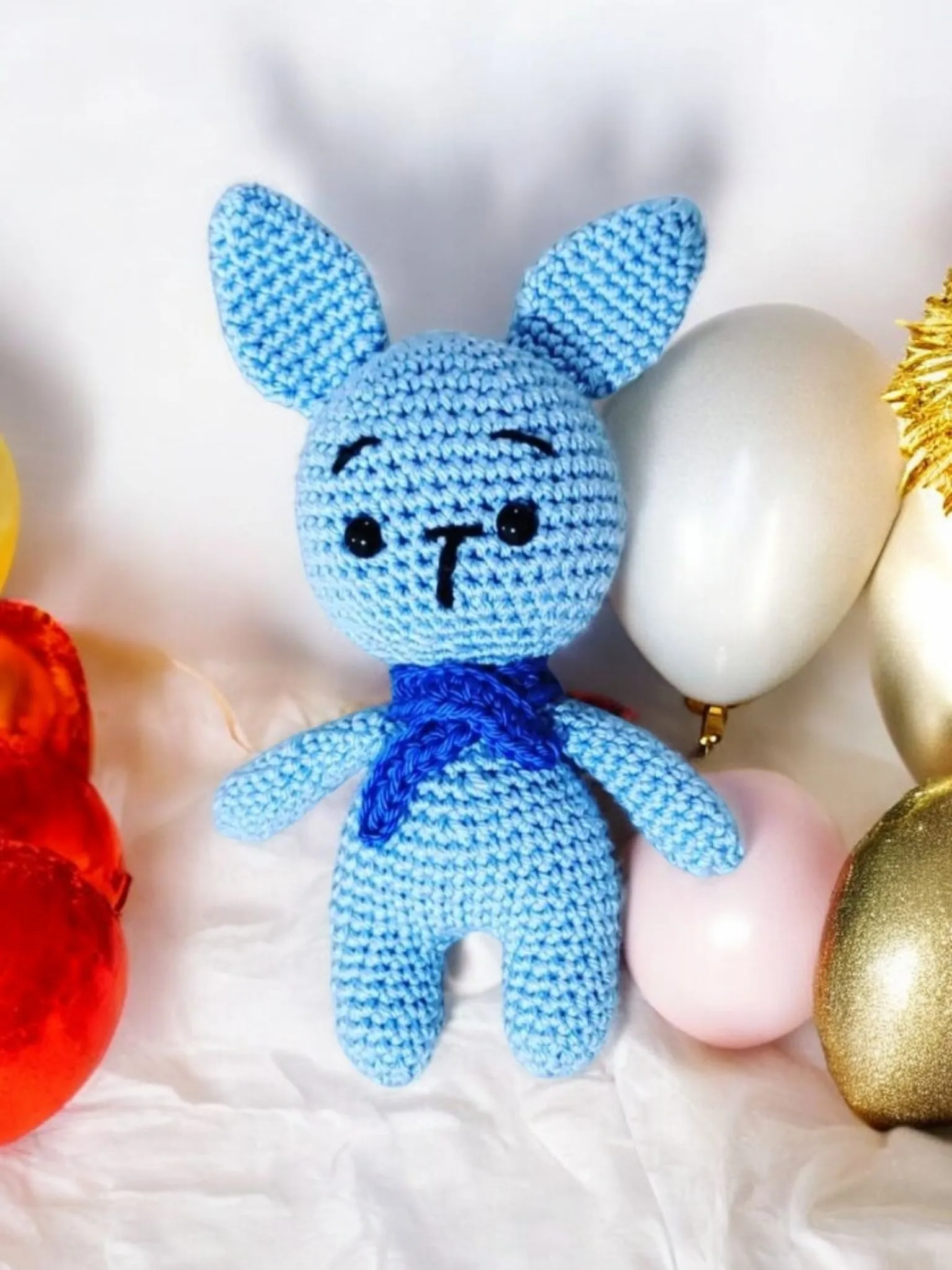 Mavi Tavşan anahtarlık 