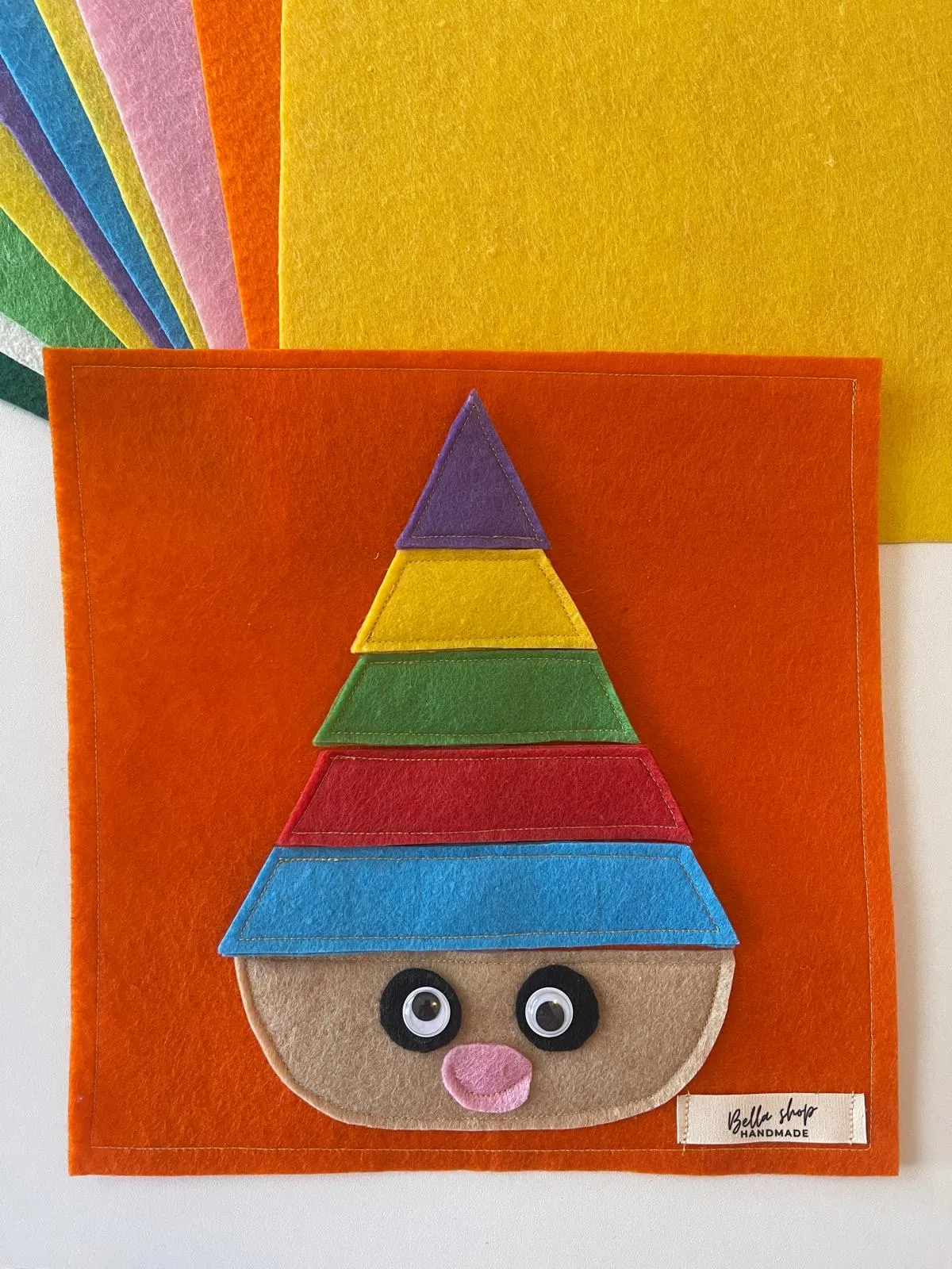 Pyramid Themed Felt Activity Game
