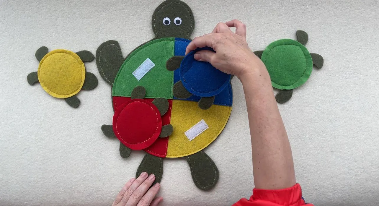 Turtle Designed Felt Educational Toy