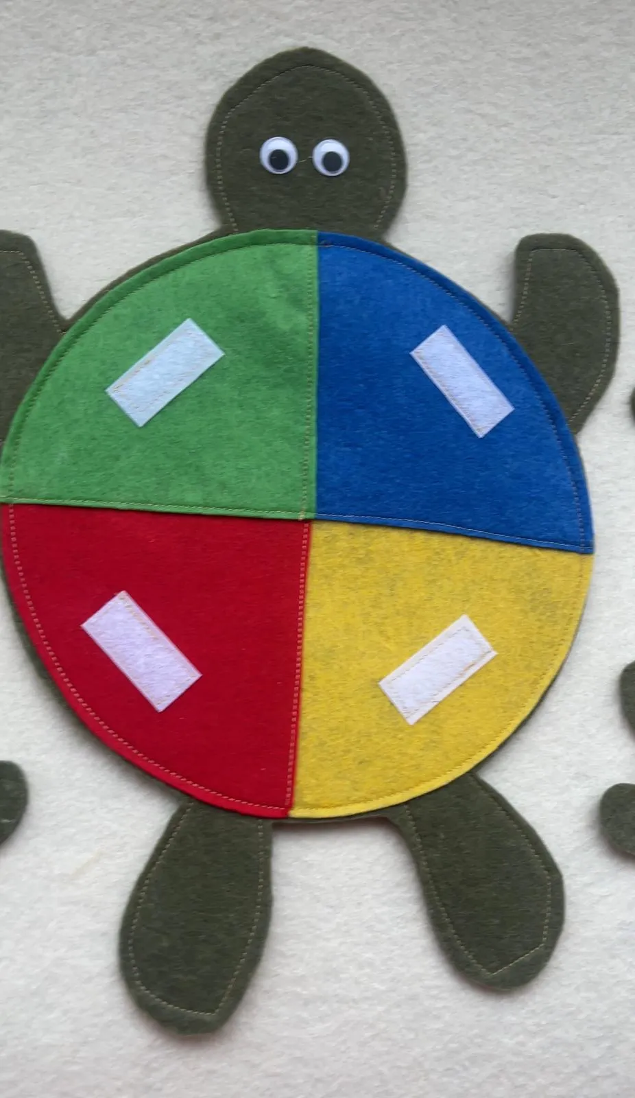 Turtle Designed Felt Educational Toy