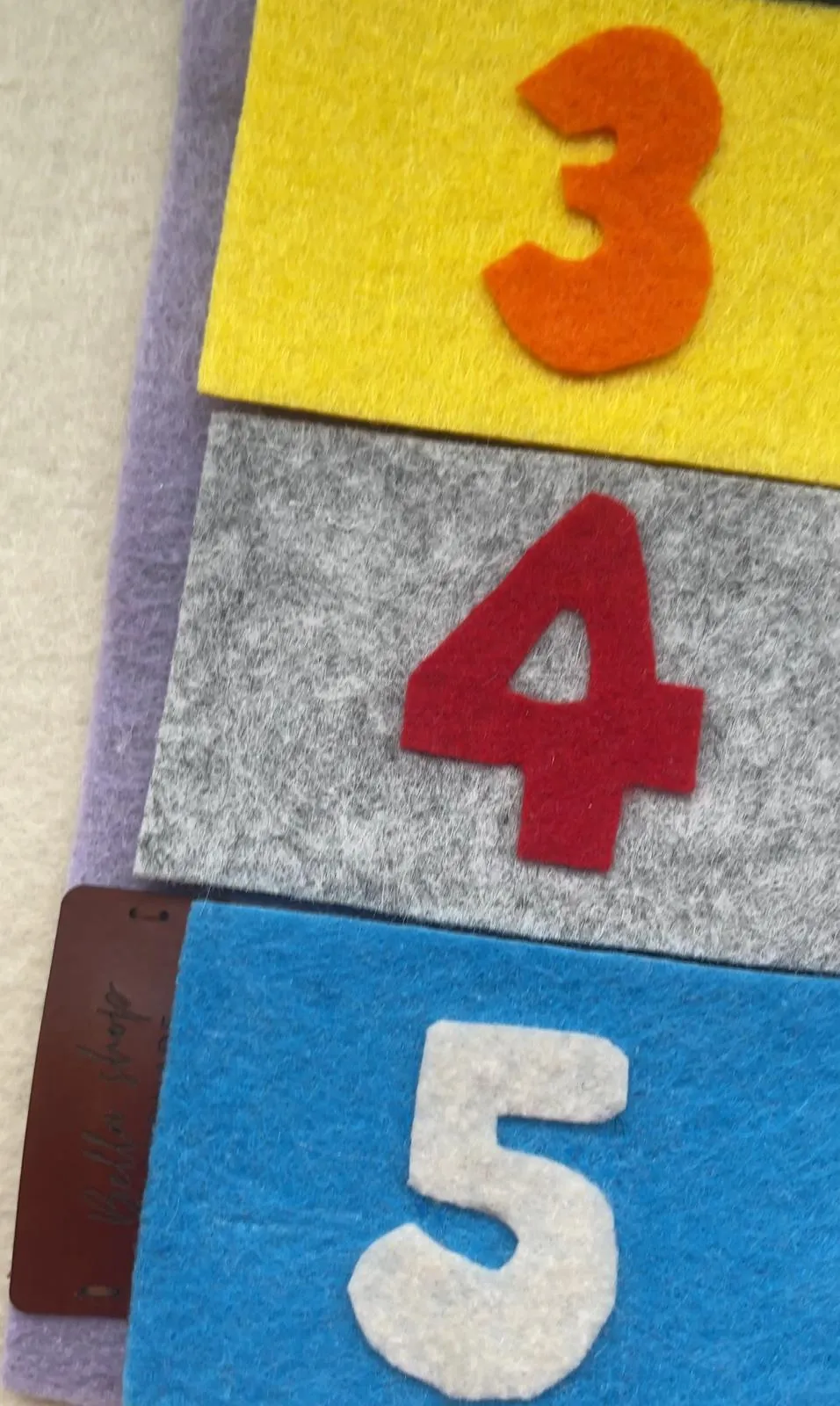 Keçe Puzzle Matematik Eğitim Oyuncağı