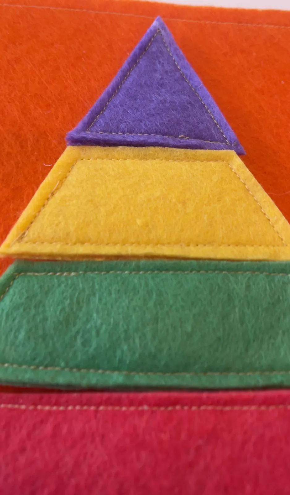 Pyramid Themed Felt Activity Game